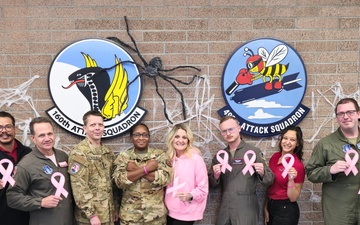 160AS and 492AS members celebrate breast cancer awareness month