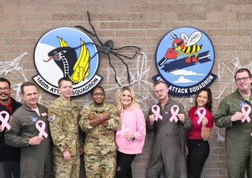 160AS and 492AS members celebrate breast cancer awareness month