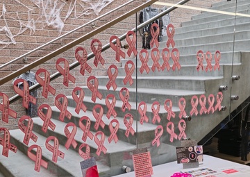 Pink ribbons celebrate loved ones for Breast Cancer Awareness Month