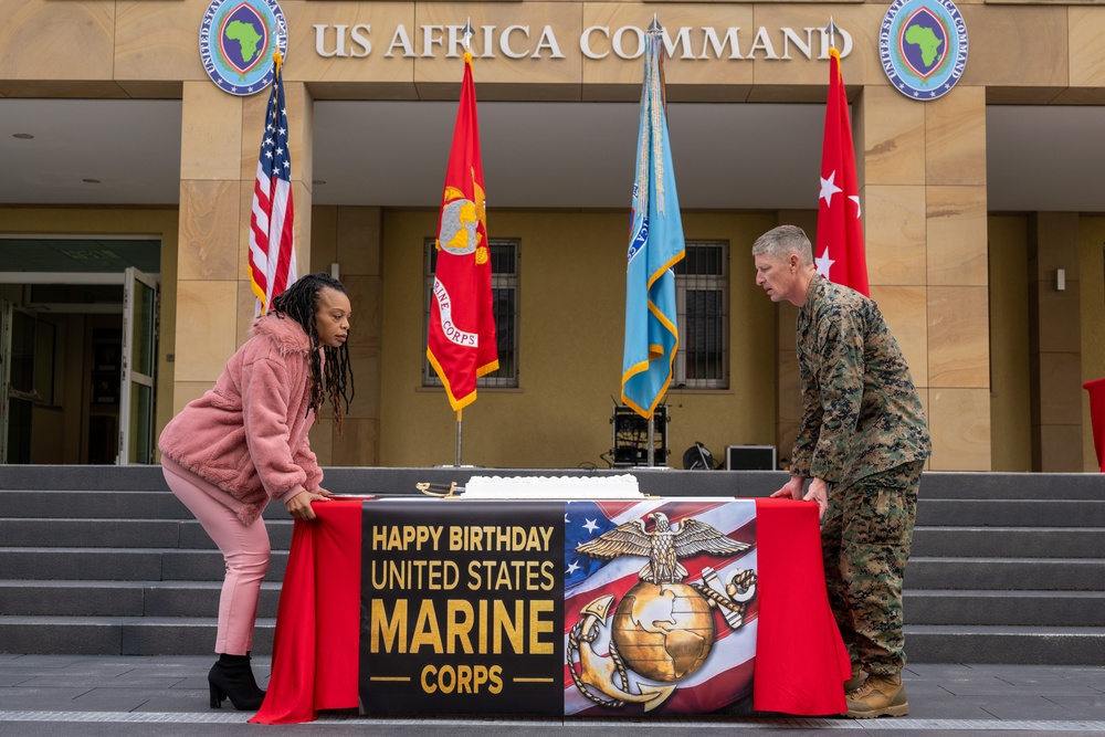 U.S. AFRICOM Celebrates the 249th Marine Corps Birthday