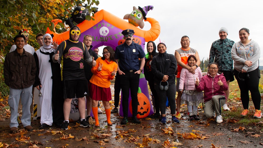 Walk, Crawl or Run for your life! Naval Hospital Bremerton Monster Dash Halloween 5K Costume run.