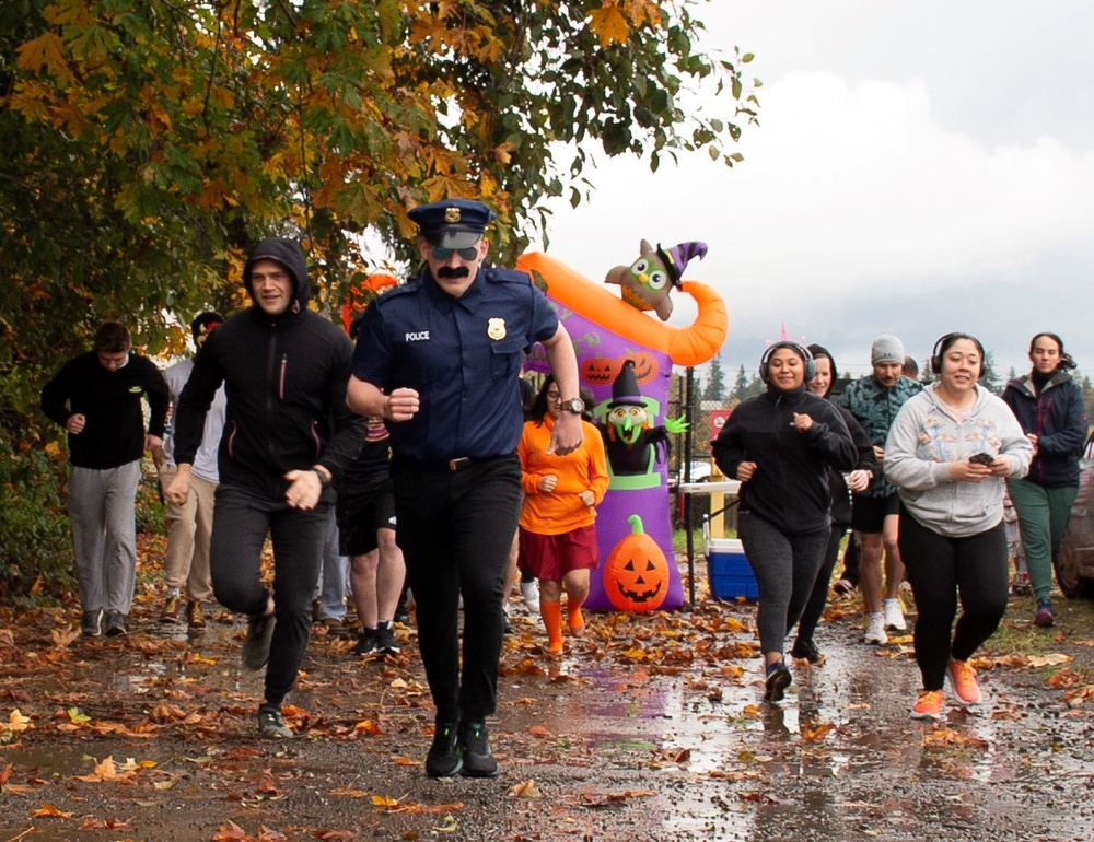 Walk, Crawl or Run for your life! Naval Hospital Bremerton Monster Dash Halloween 5K Costume run.