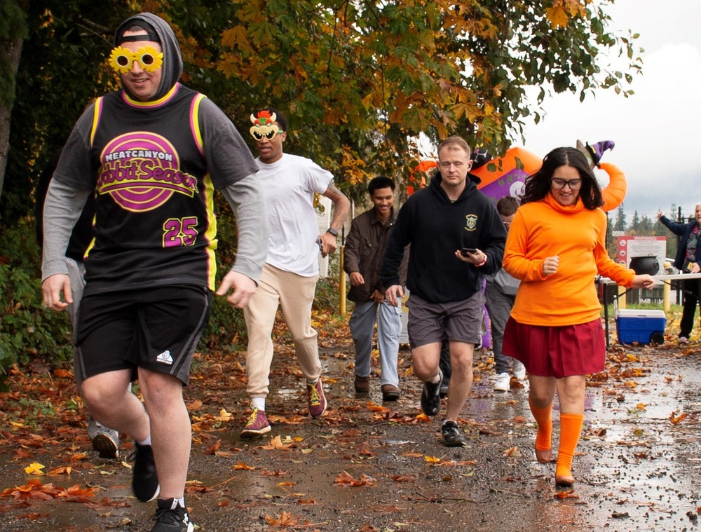 Walk, Crawl or Run for your life! Naval Hospital Bremerton Monster Dash Halloween 5K Costume run.