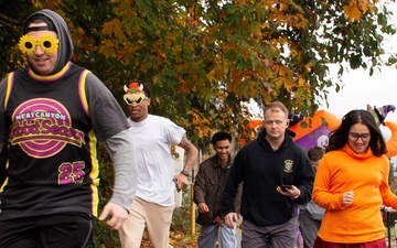 Walk, Crawl or Run for your life! Naval Hospital Bremerton Monster Dash Halloween 5K Costume run.