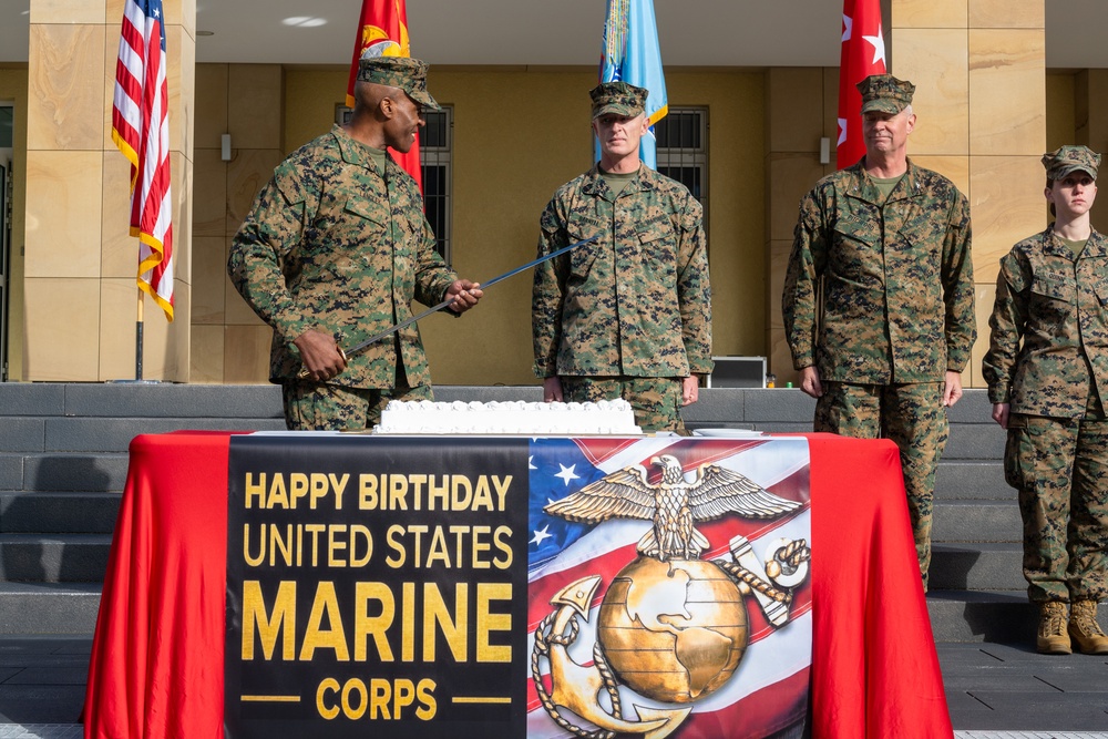 U.S. AFRICOM Celebrates the 249th Marine Corps Birthday