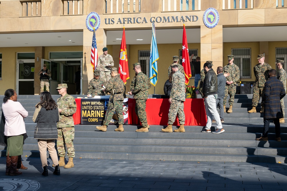 U.S. AFRICOM Celebrates the 249th Marine Corps Birthday