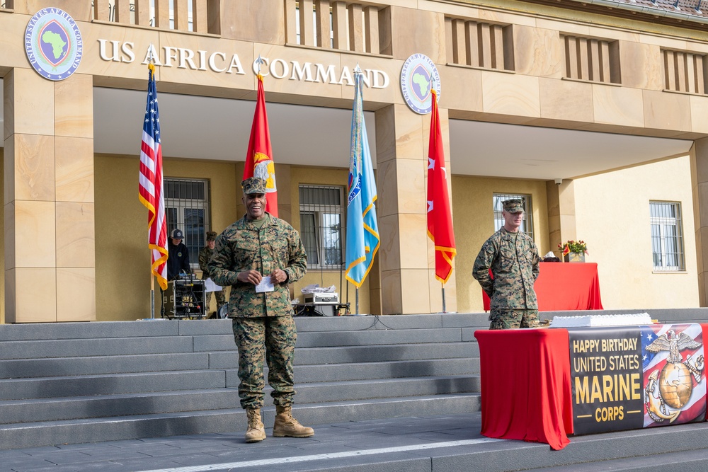 U.S. AFRICOM Celebrates the 249th Marine Corps Birthday