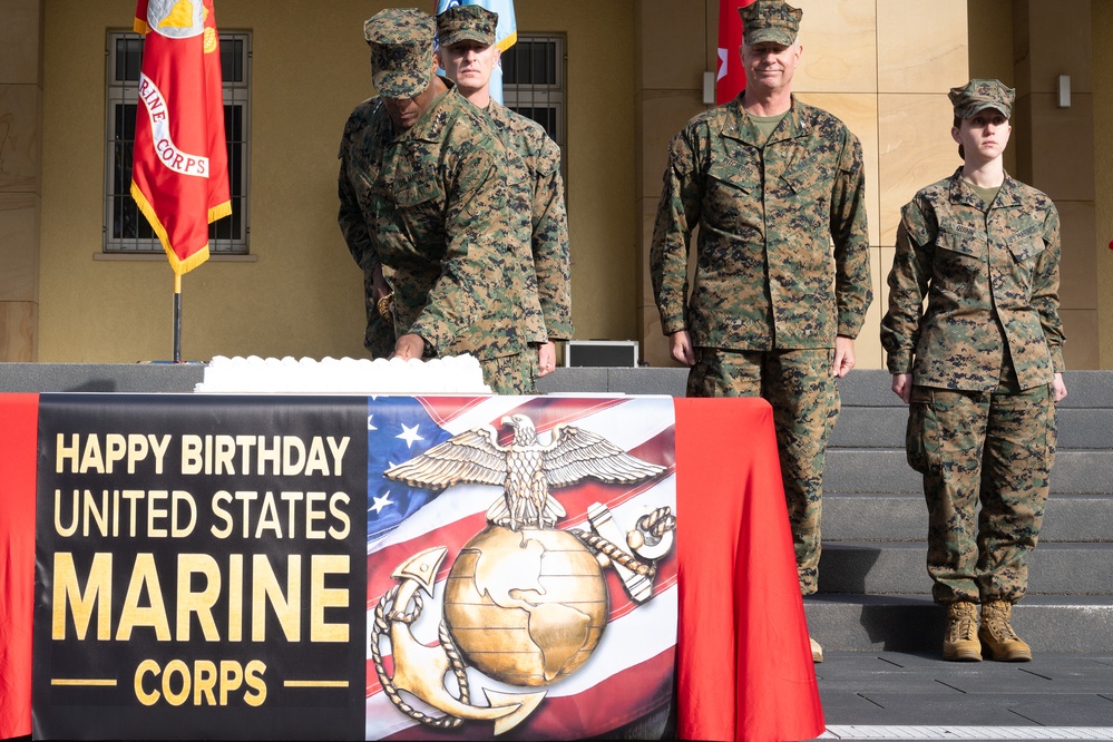 U.S. AFRICOM Celebrates the 249th Marine Corps Birthday