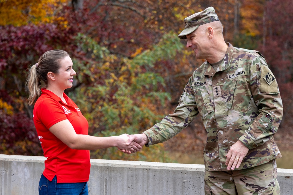 USACE Commanding General Visits Asheville’s North Fork Water Treatment Facility for Hurricane Helene Recovery Efforts