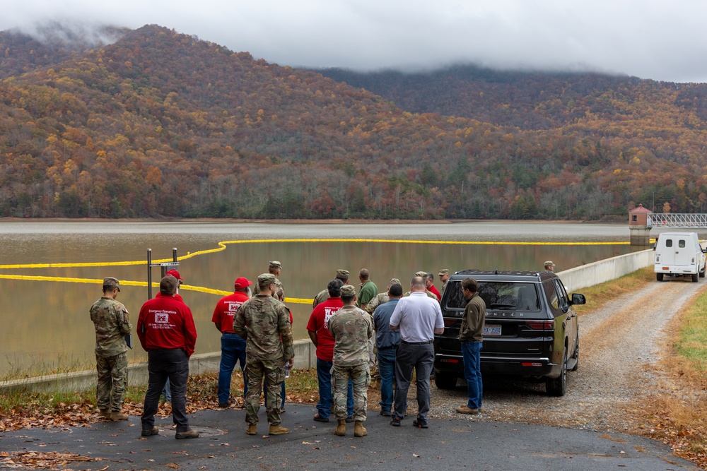 USACE Commanding General Visits Asheville’s North Fork Water Treatment Facility for Hurricane Helene Recovery Efforts