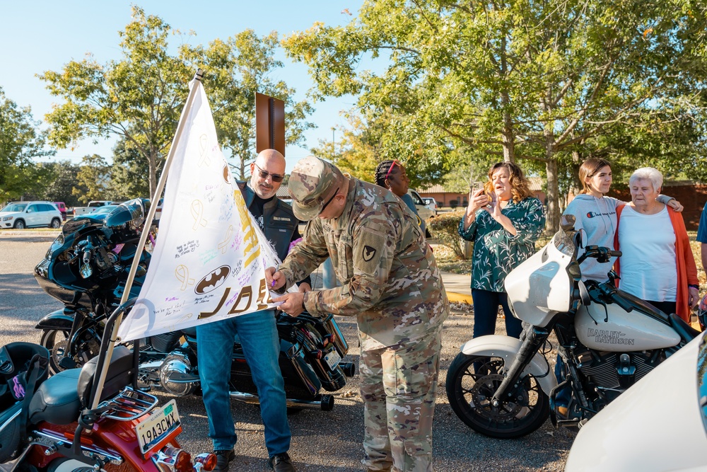 Motorcycle ride for cancer honors Fort Novosel survivors