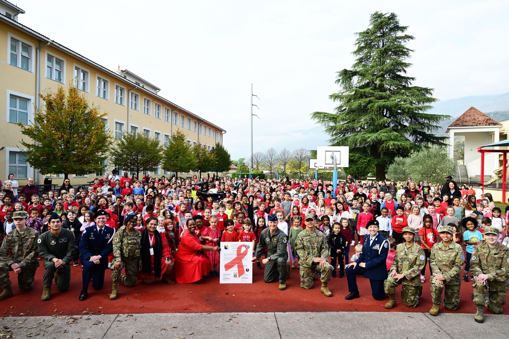 Aviano AB Celebrates Red Ribbon Week