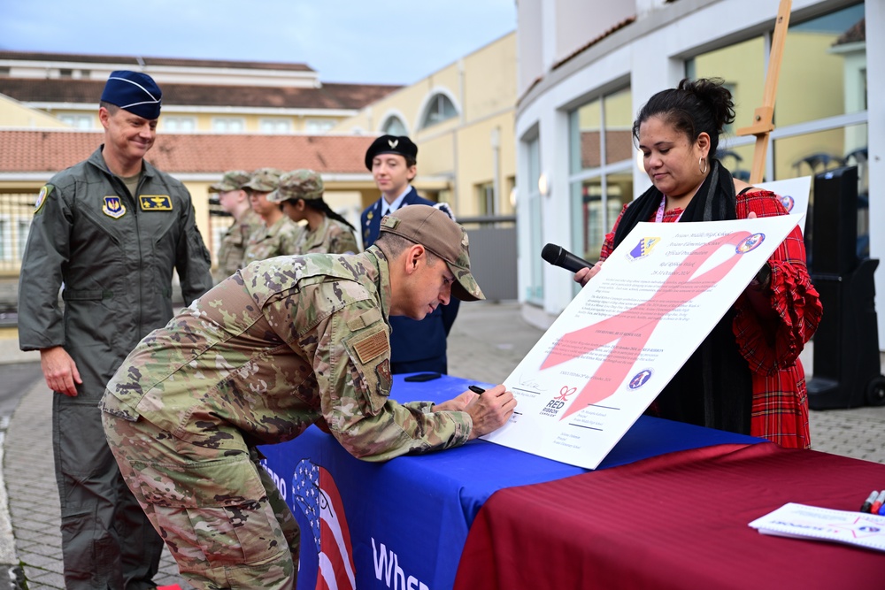 Aviano AB Celebrates Red Ribbon Week