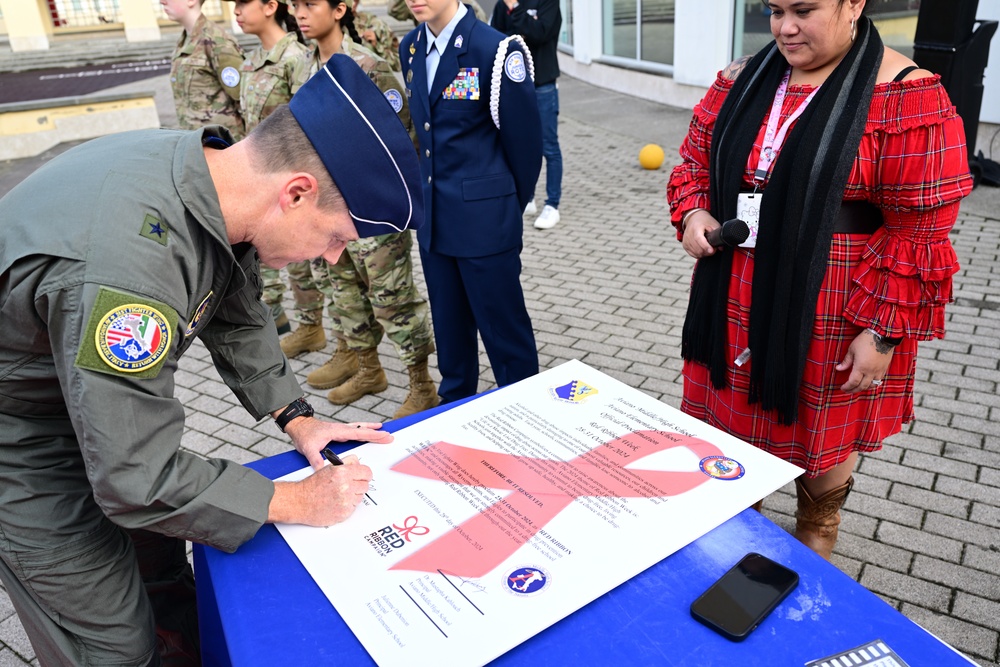 Aviano AB Celebrates Red Ribbon Week