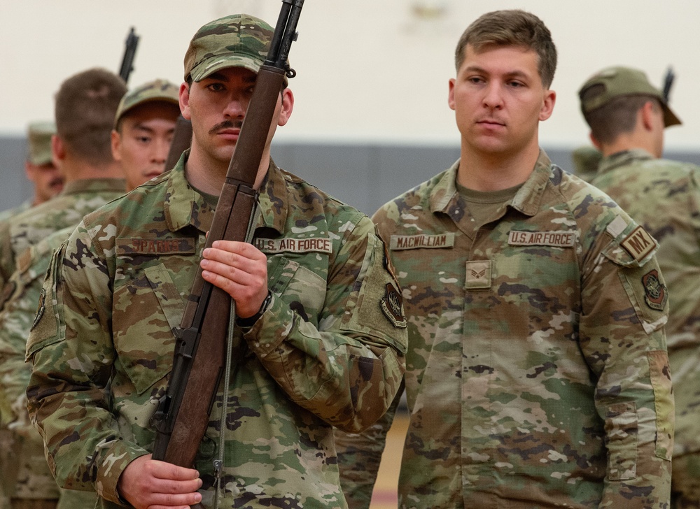 Dover AFB honor guard preps for Inauguration Day