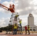 502d CES Maintenance Mechanics Assemble 2024 Holiday Tree