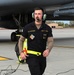 B-1B Lancer performs hot pit refuel at Grand Forks AFB