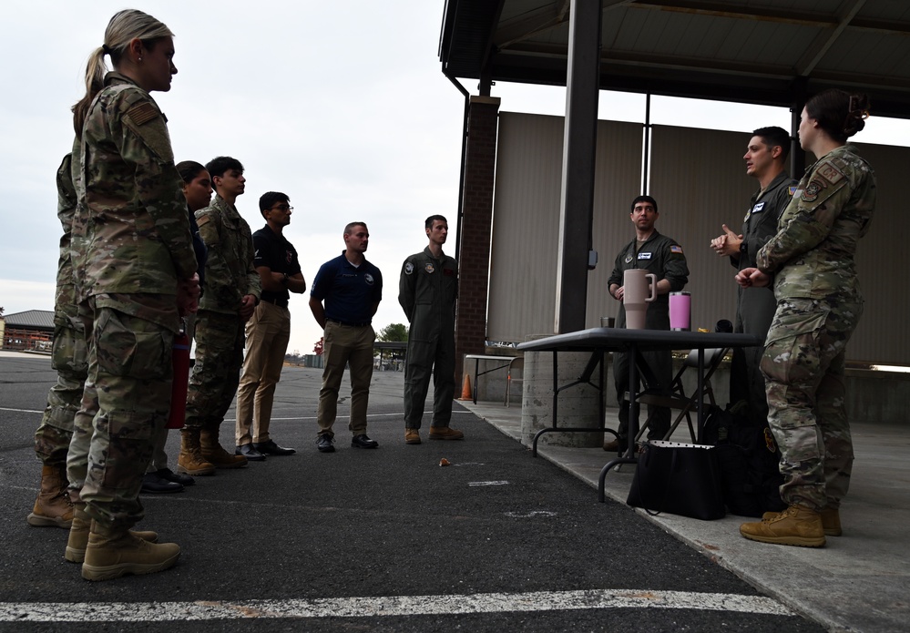 AF ROTC cadets visit 621st CRW