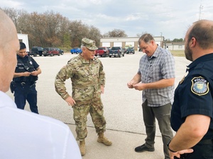 Fort McCoy Garrison commander town hall, October 2024