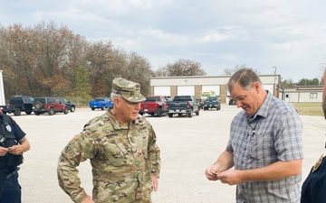 Fort McCoy’s senior commander visits garrison personnel, areas on post