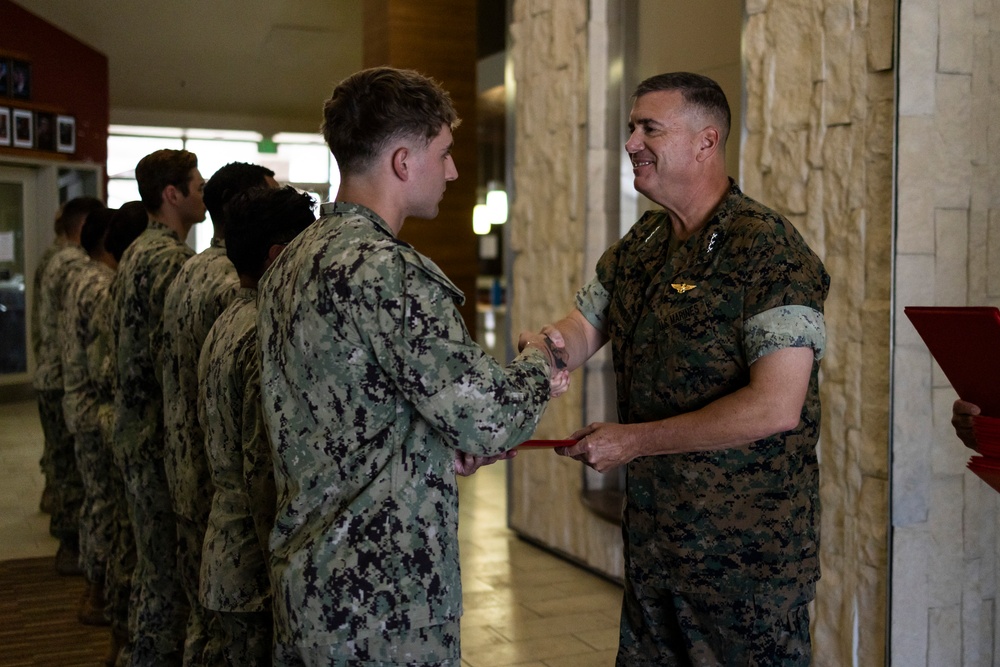 Barracks 360 Reset: I MEF CG awards Sailors for leadership during Operation Clean Sweep