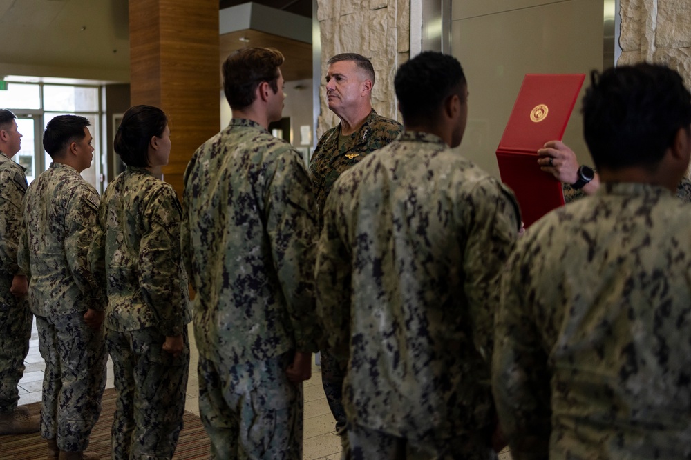 Barracks 360 Reset: I MEF CG awards Sailors for leadership during Operation Clean Sweep