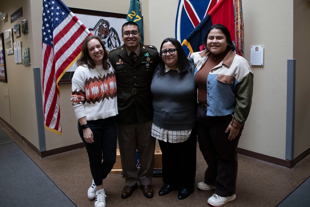 SGT Castro Promotion Ceremony