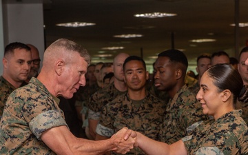 Commandant of the Marine Corps recognizes contributions to achieving recruitment, retention success