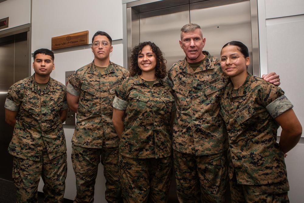 Commandant of the Marine Corps recognizes contributions to achieving recruitment, retention success