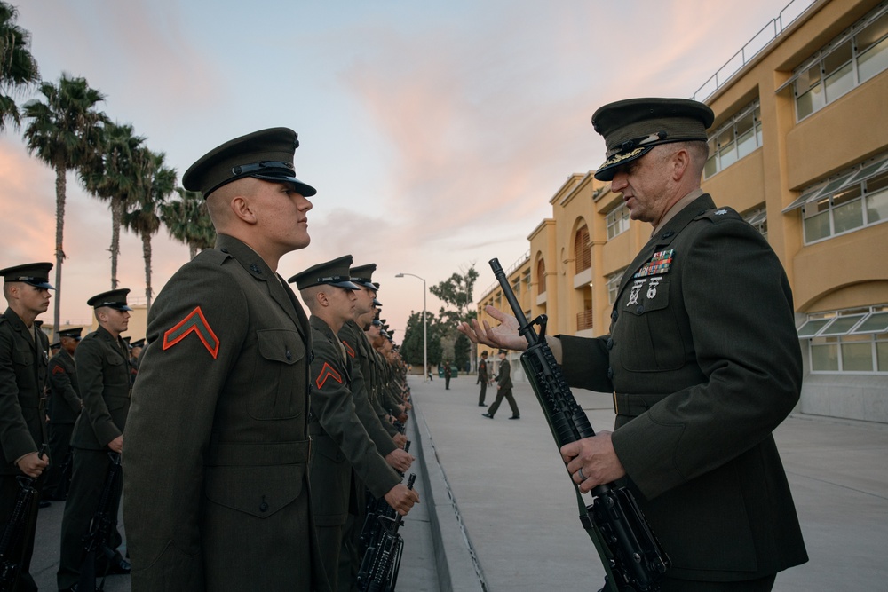 India Company Battalion Commander Inspection