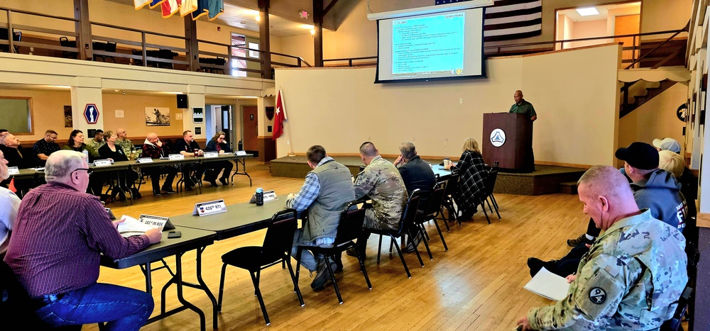 Fort McCoy holds October 2024 meeting of installation Safety, Occupational Health Advisory Council