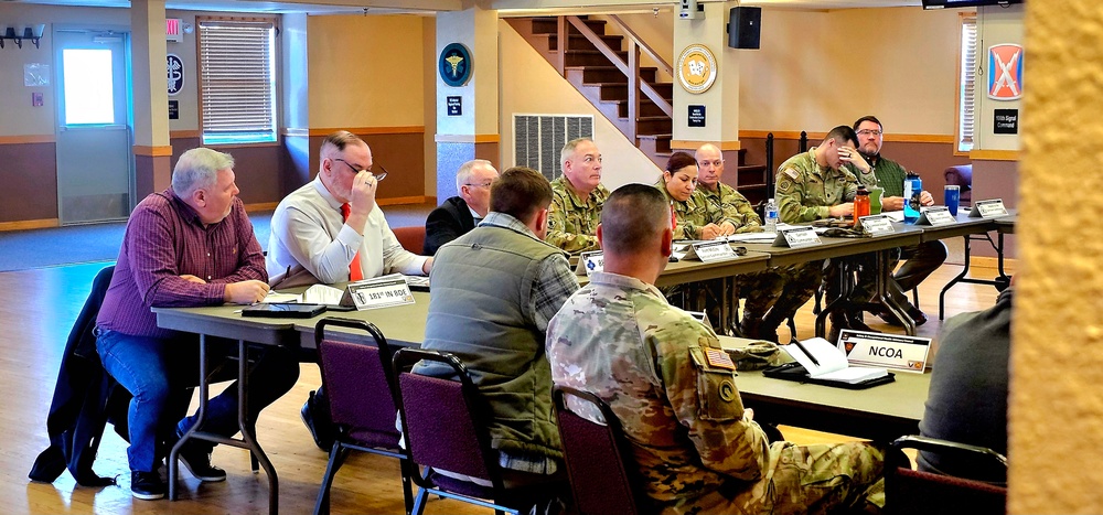 Fort McCoy holds October 2024 meeting of installation Safety, Occupational Health Advisory Council