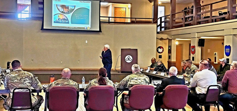 Fort McCoy holds October 2024 meeting of installation Safety, Occupational Health Advisory Council