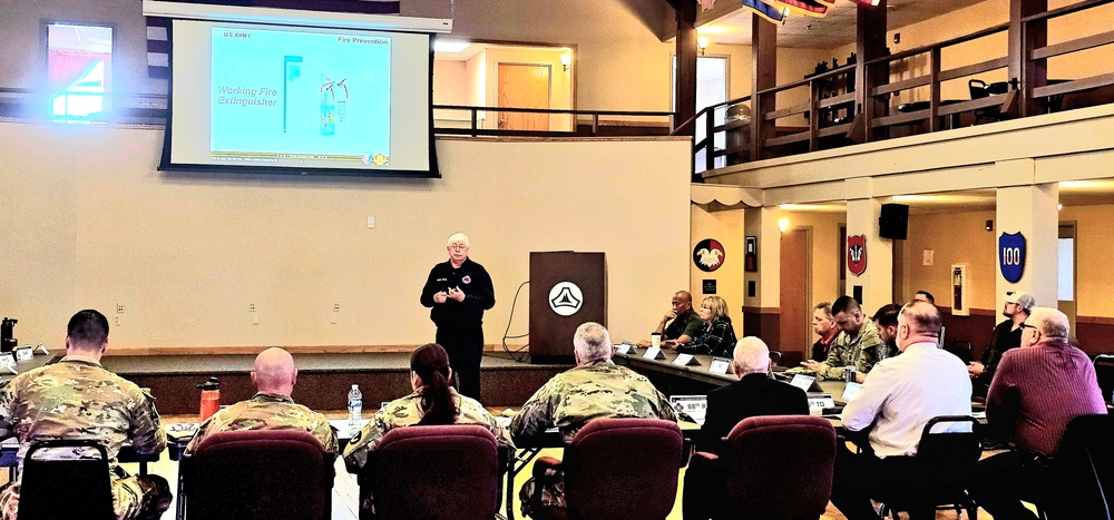 Fort McCoy holds October 2024 meeting of installation Safety, Occupational Health Advisory Council