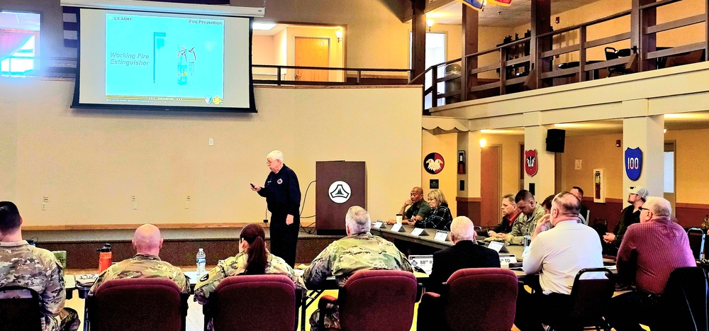 Fort McCoy holds October 2024 meeting of installation Safety, Occupational Health Advisory Council