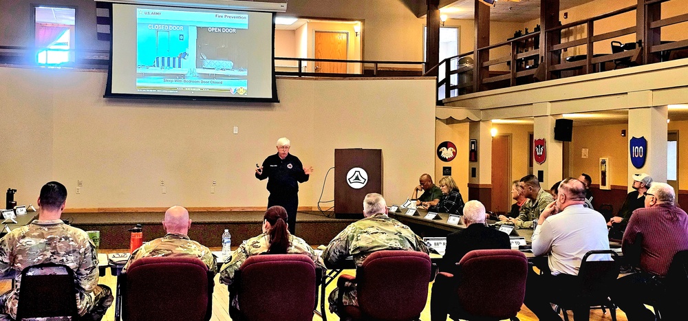 Fort McCoy holds October 2024 meeting of installation Safety, Occupational Health Advisory Council