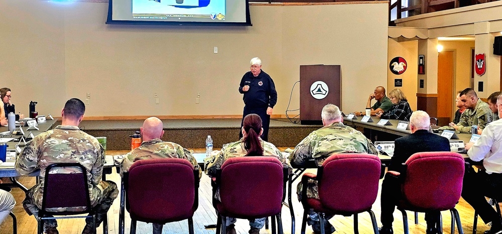 Fort McCoy holds October 2024 meeting of installation Safety, Occupational Health Advisory Council