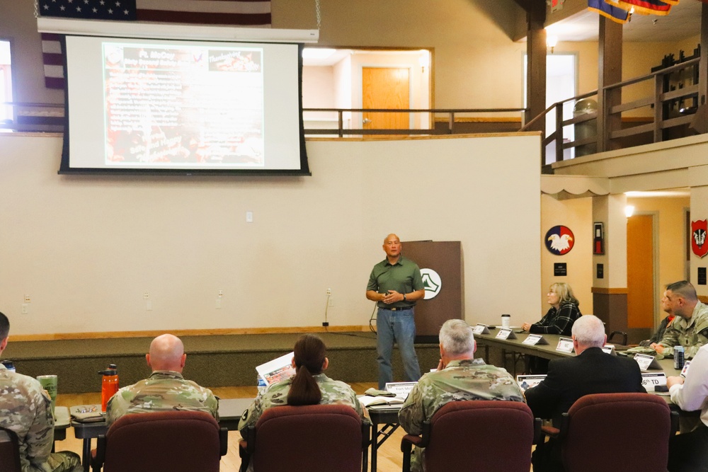 Fort McCoy holds October 2024 meeting of installation Safety, Occupational Health Advisory Council