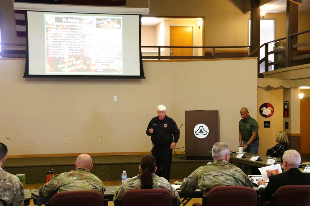 Fort McCoy holds October 2024 meeting of installation Safety, Occupational Health Advisory Council