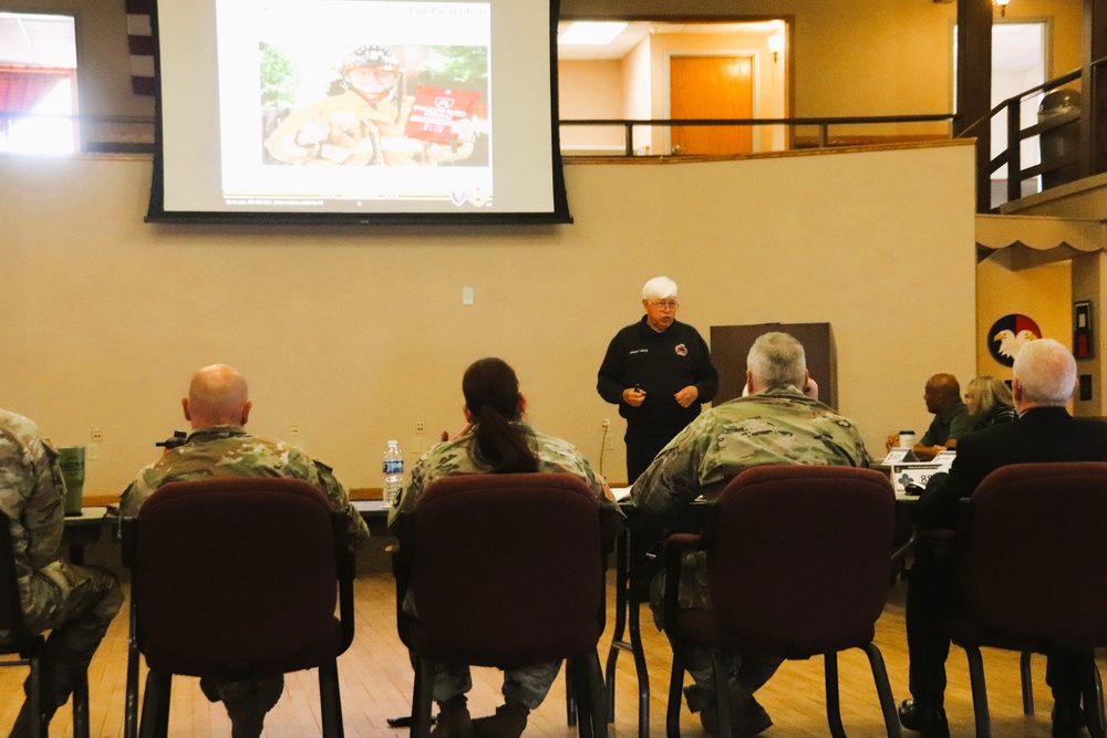 Fort McCoy holds October 2024 meeting of installation Safety, Occupational Health Advisory Council