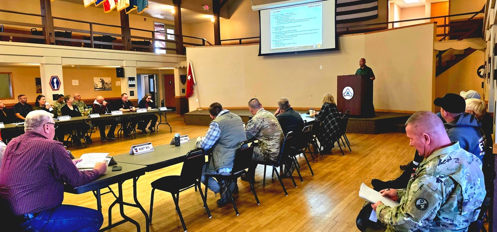 Fort McCoy holds October 2024 meeting of installation Safety, Occupational Health Advisory Council