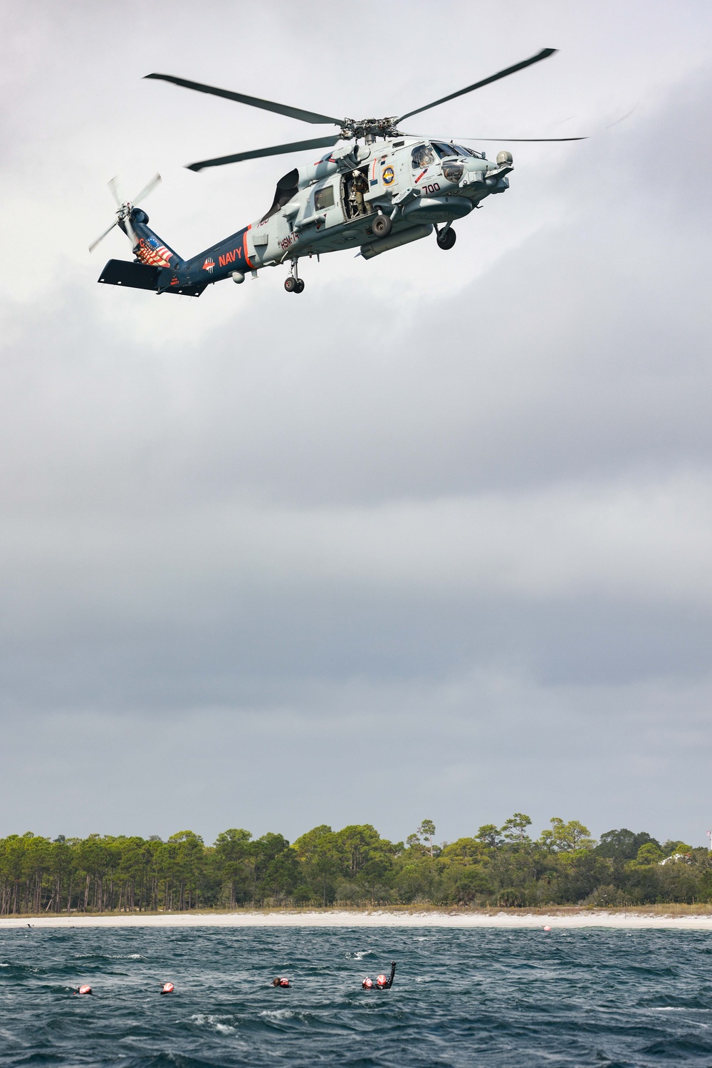 HSM-74 Conducts SAR Jump and Hoist Evolutions with Naval Aviation Rescue Swimmer School