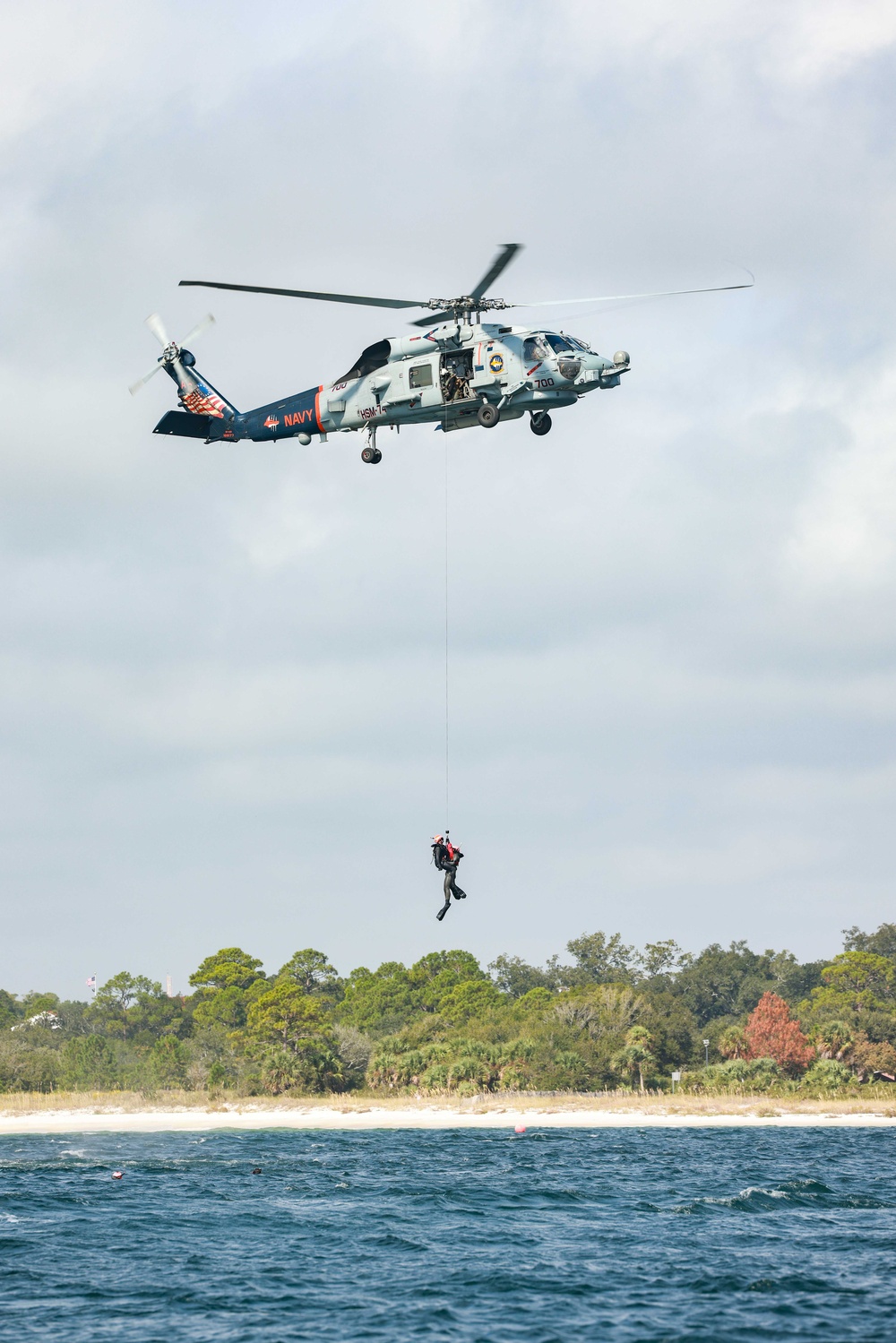 HSM-74 Conducts SAR Jump and Hoist Evolutions with Naval Aviation Rescue Swimmer School