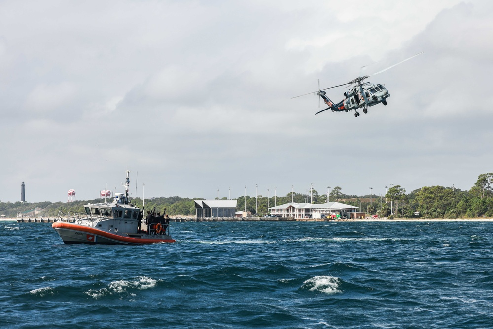HSM-74 Conducts SAR Jump and Hoist Evolutions with Naval Aviation Rescue Swimmer School