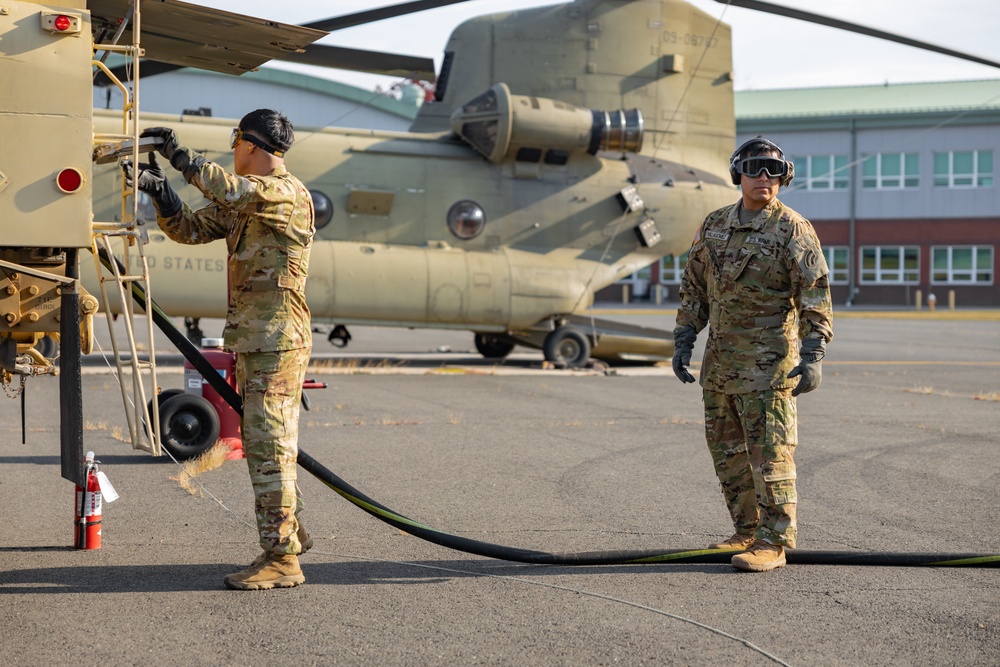 Connecticut National Guard soldiers take to the skies to battle Hawthorne fire in Berlin