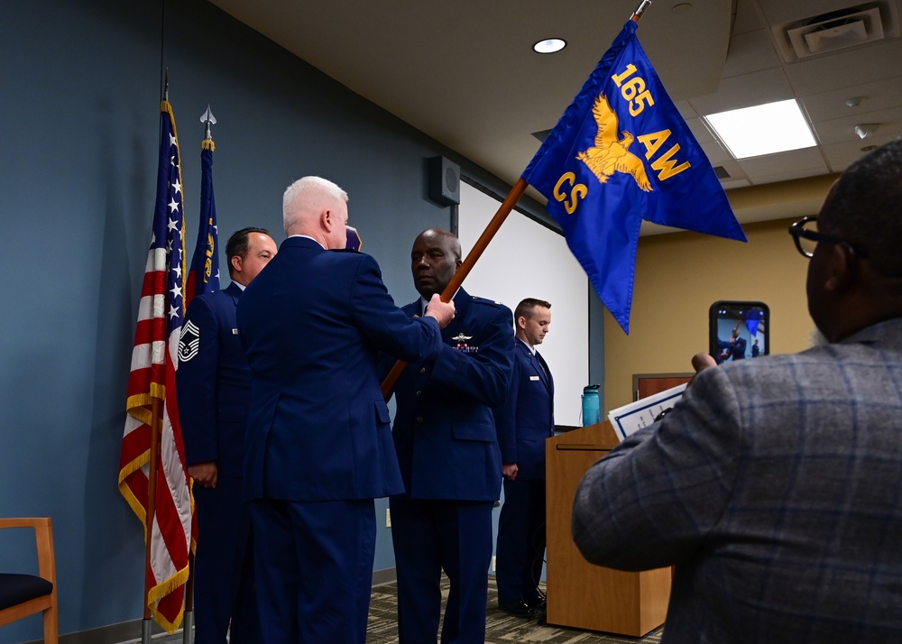 165th Communications Squadron receives new commander