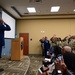 Lt. Col. Troy Johnson receives first salute from 165th Communications Squadron