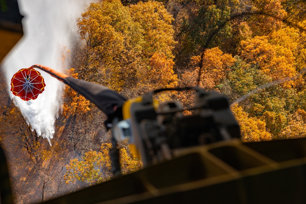 Connecticut National Guard soldiers take to the skies to battle Hawthorne fire in Berlin