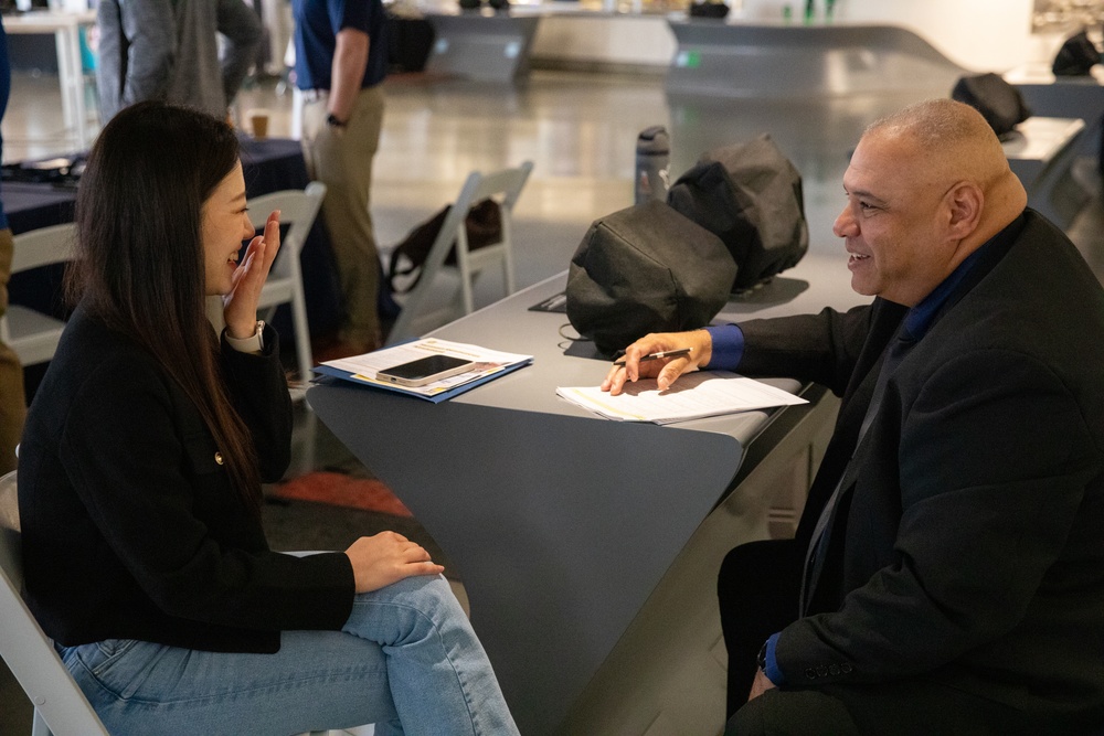 Job Interview at Army L.A. Career Fair