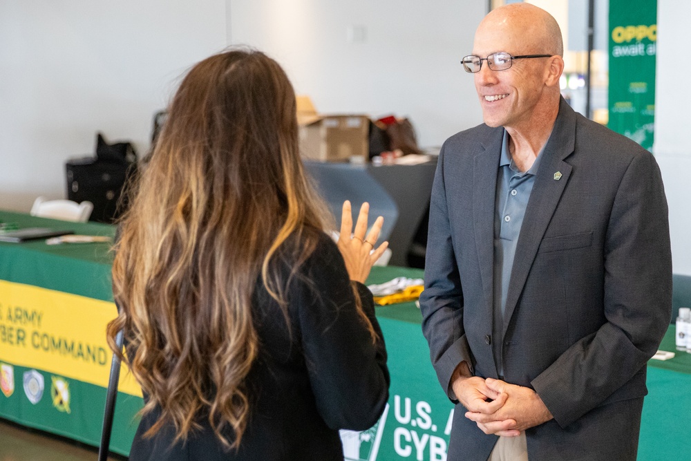 Army Cyber Command at L.A. Career Fair